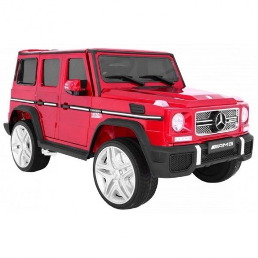 Voiture Electrique 12v Mercedes G65 Rouge Metallisee Pack Luxe Cabriole Pro Cabriole Bebe