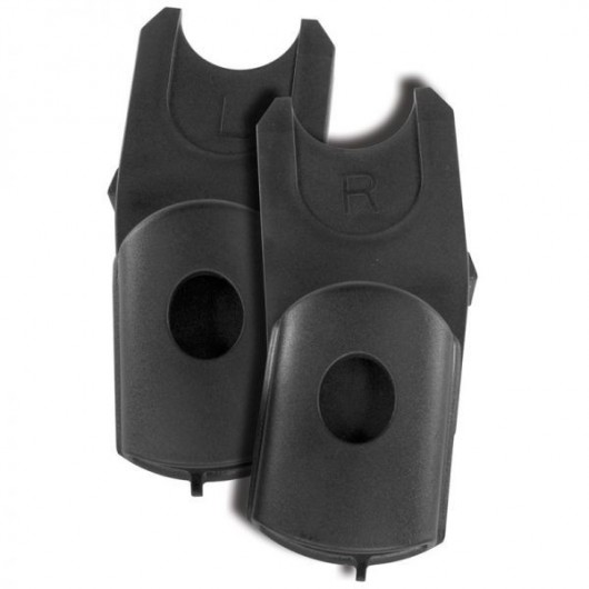 Poussette double évolutive Contours Options Elite Carbon - 2 Coques Cybex Aton 5 Deep Black