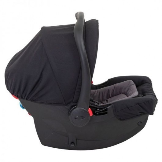 Poussette double évolutive Graco Stadium Duo black grey + 2 coques SnugEssentials I-size Midnight Black