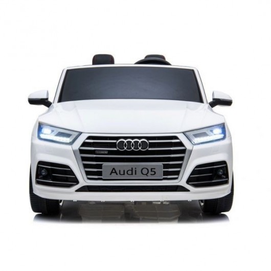 Voiture Electrique 2 Places 2 X 12v Audi Q5 Blanche Pack Luxe Lcd Cabriole Pro Cabriole Bebe