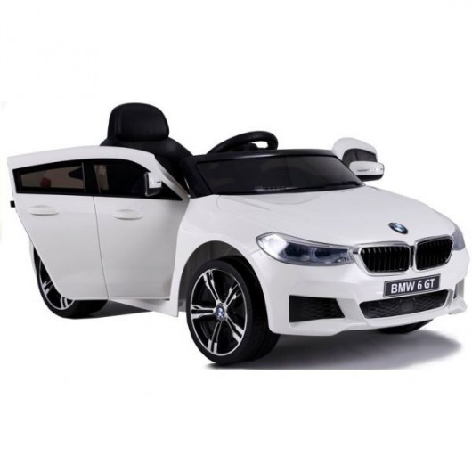 Voiture Electrique 12v Bmw 6 Gt Blanche Pack Luxe Cabriole Pro Cabriole Bebe