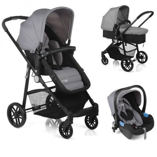 Poussette 3 en 1 coque bébé buggy Isofix Sélection SkyLark by