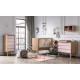 Chambre complète Vox Vintage Oak/Pink lit bébé