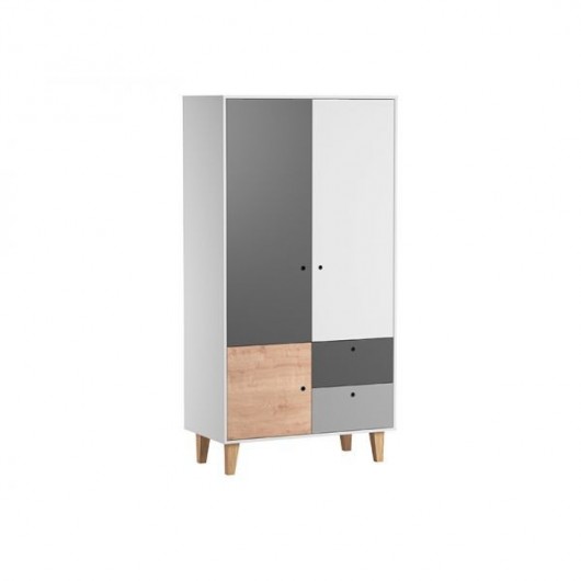 Chambre complète Vox Baby Concept White / White / Graphite / Grey / Oak