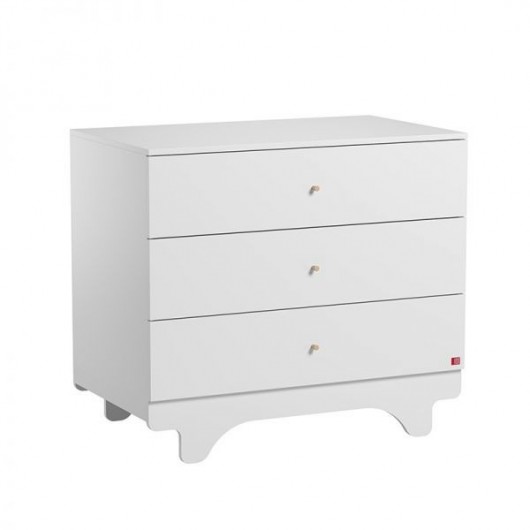 Commode Vox Baby Playwood White avec plan à langer White