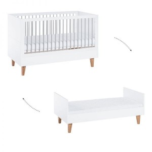 Lit évolutif Vox Baby Concept 70 x 140 white/graphite