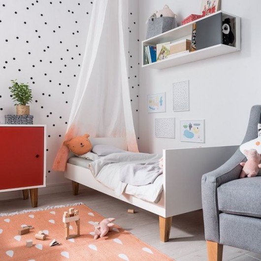 Lit évolutif Vox Baby Concept 70 x 140 white/graphite