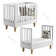 Lit bébé évolutif 70x140 Lounge Vox Baby Blanc