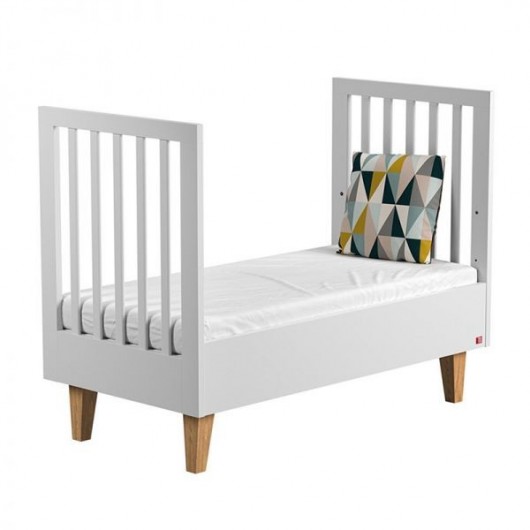 Lit bébé évolutif 70x140 Lounge Vox Baby Blanc