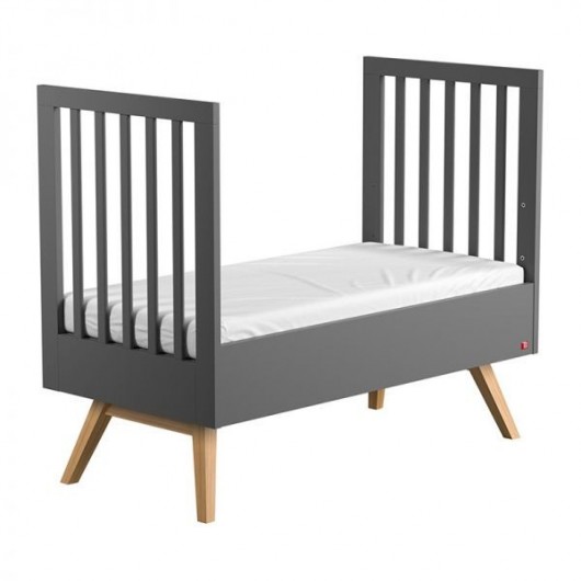 Lit bébé évolutif  70x140 cm Nature Vox Baby Gris foncé