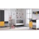 Chambre complète Vox Baby Concept White / White / Graphite / Grey / Saffrons