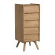 Chiffonnier 5 tiroirs Vox Baby Vintage Oak/Oak