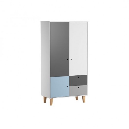 Chambre complète Vox Baby Concept White / White / Graphite / Grey / Sky Blue