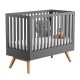 Lit bébé 60x120 cm Nature Vox Baby Gris foncé