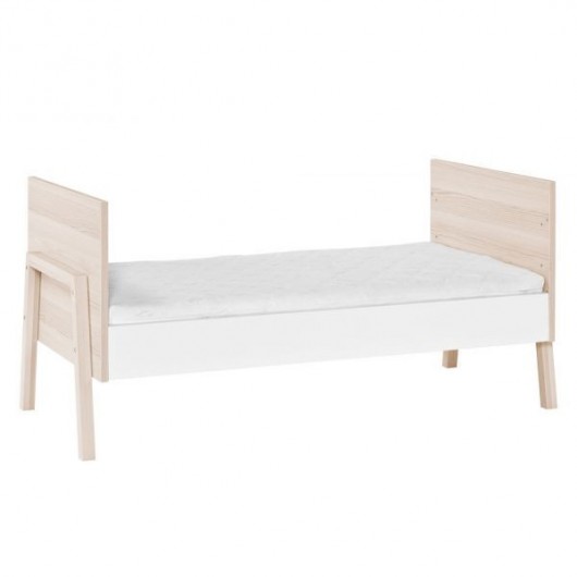 Lit évolutif Spot Baby 140x70 cm blanc/acacia Vox Baby
