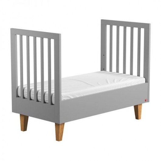 Lit bébé évolutif 70x140 Lounge Vox Baby Gris clair