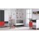 Chambre complète Vox Baby Concept White / White / Graphite / Grey / Red