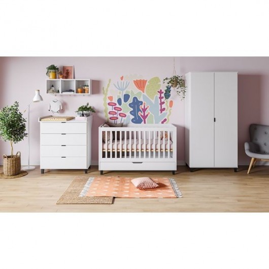 Lit évolutif Vox Baby Simple White 70 x 140