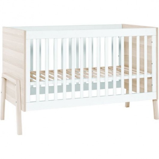 Lit évolutif Spot Baby 60X120 cm blanc/acacia Vox Baby