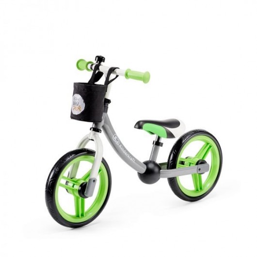 Draisienne Kinderkraft 2Way Next green/gray avec accessoires