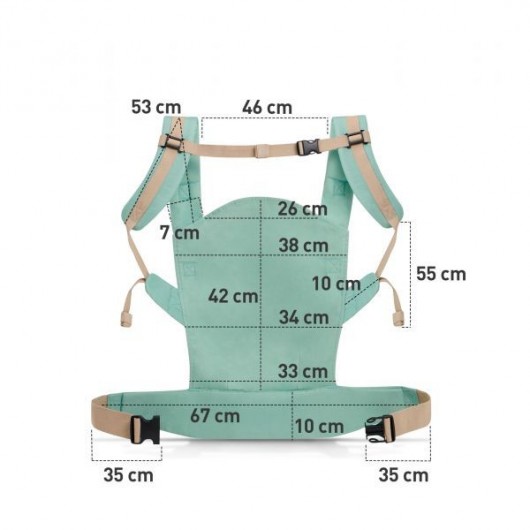 Porte-bébé Kinderkraft Nino grey