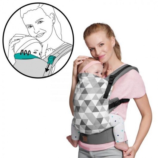 Porte-bébé Kinderkraft Nino grey