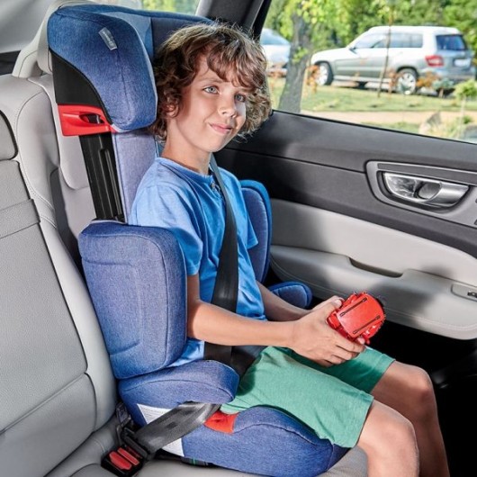 Siège auto isofix Kinderkraft Junior Fix Black / grey