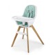 Chaise haute 2 en 1 Kinderkraft Tixi turquoise