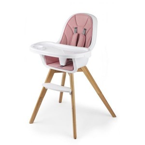 Chaise haute 2 en 1 Kinderkraft Tixi pink