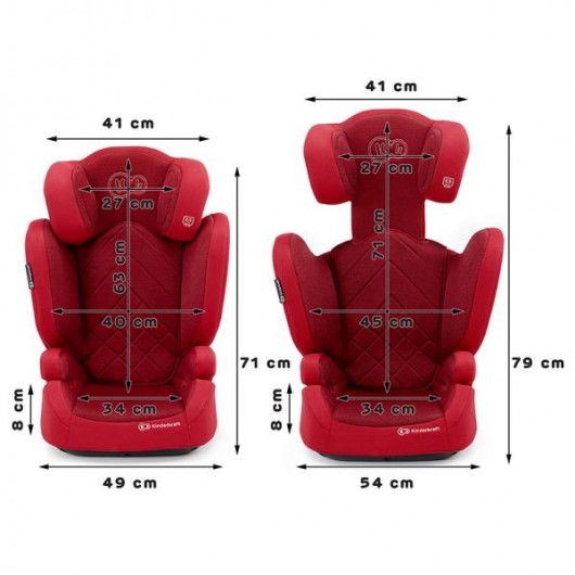 Siège auto isofix Kinderkraft Xpand red