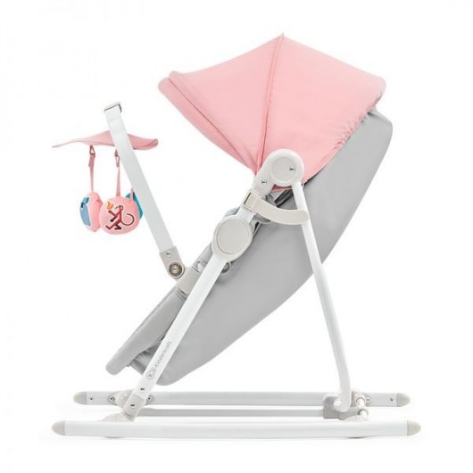 Balancelle bébé Kinderkraft pas cher : Berceau 5 en 1 Kinderkraft Unimo pink