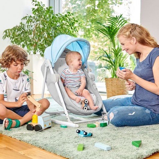 Berceau 5 en 1 Kinderkraft Unimo pink