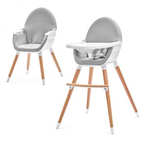 Chaise haute évolutive Kinderkraft Fini Grey