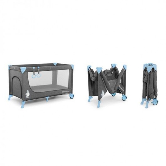 Lit Pliant Kinderkraft Joy Blue avec accessoires