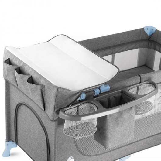 Lit Pliant Kinderkraft Joy Blue avec accessoires