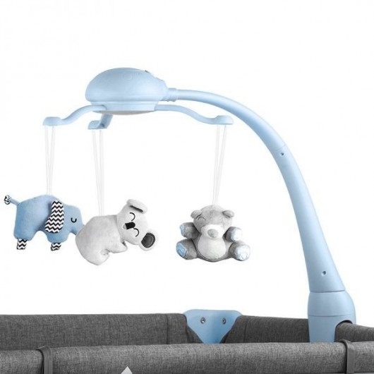 Lit Pliant Kinderkraft Joy Blue avec accessoires