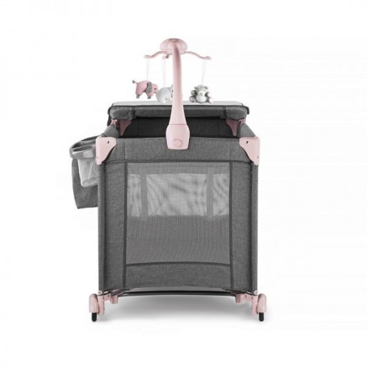 Lit Pliant Kinderkraft Joy New Pink avec accessoires