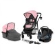 Poussette 3 en 1 Kinderkraft Juli pink