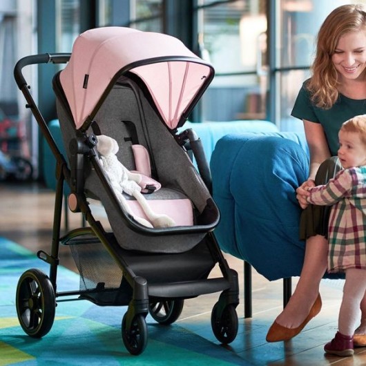 Poussette 3 en 1 Kinderkraft Juli pink