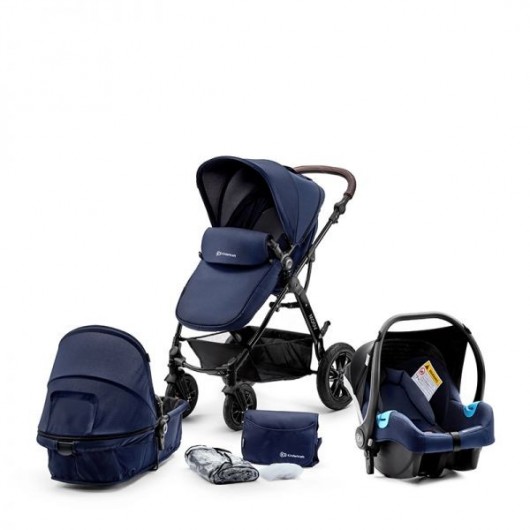 Poussette 3 en 1 bleu on sale