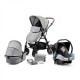 Poussette 3 en 1 Kinderkraft Moov Grey