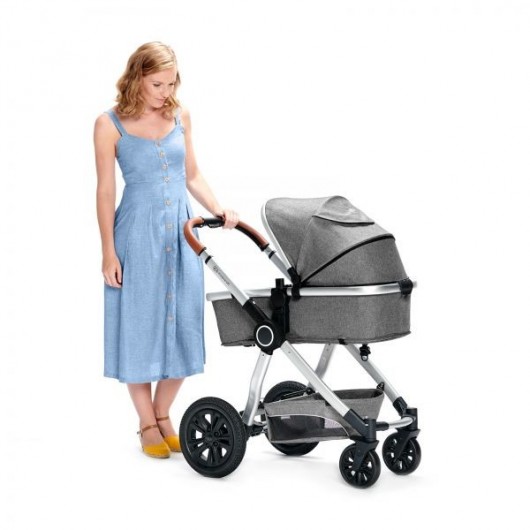 Poussette 3 en 1 Kinderkraft Veo grey