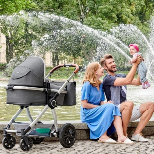 Poussette 3 en 1 Kinderkraft Veo grey