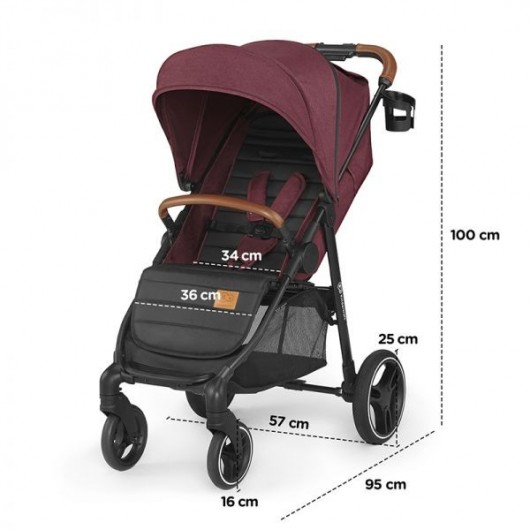 Poussette Kinderkraft Grande 2020 Grey