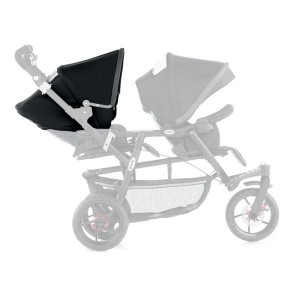 Capote Arrière + armature Jane pour Powertwin Black