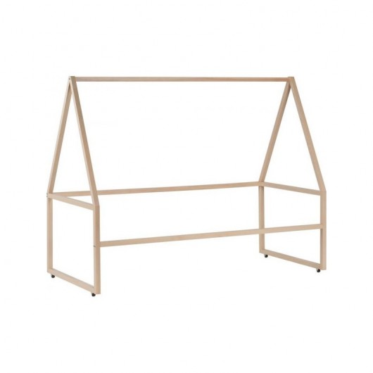 Lit junior Tipi Vox Spot Acacia avec tiroir et sommier - 90x200 cm