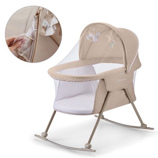 Berceau pour bébé Kinderkraft Lovi beige