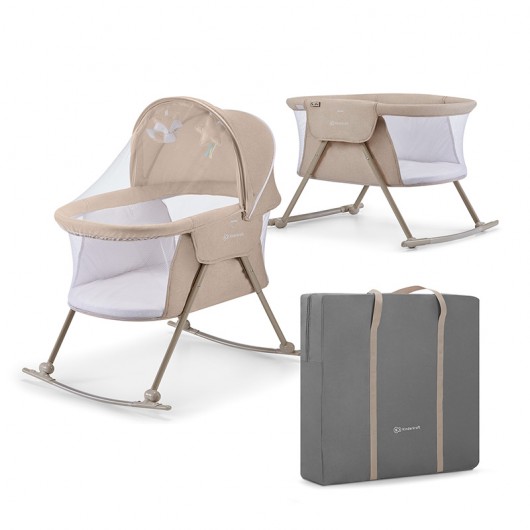 Berceau pour bébé Kinderkraft Lovi beige