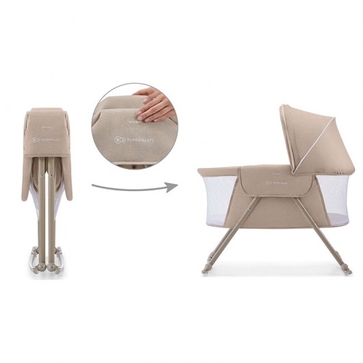 Berceau pour bébé Kinderkraft Lovi beige