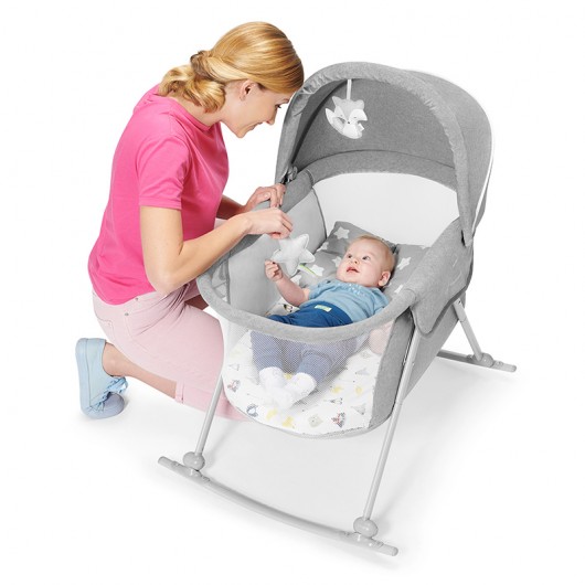 Berceau pour bébé Kinderkraft Lovi beige